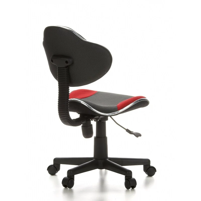 B-Ware hjh OFFICE Kinderschreibtischstuhl Kinderstuhl KIDDY GTI-2 Stuhl Stoff grau rot
