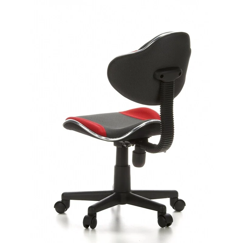 B-Ware hjh OFFICE Kinderschreibtischstuhl Kinderstuhl KIDDY GTI-2 Stuhl Stoff grau rot