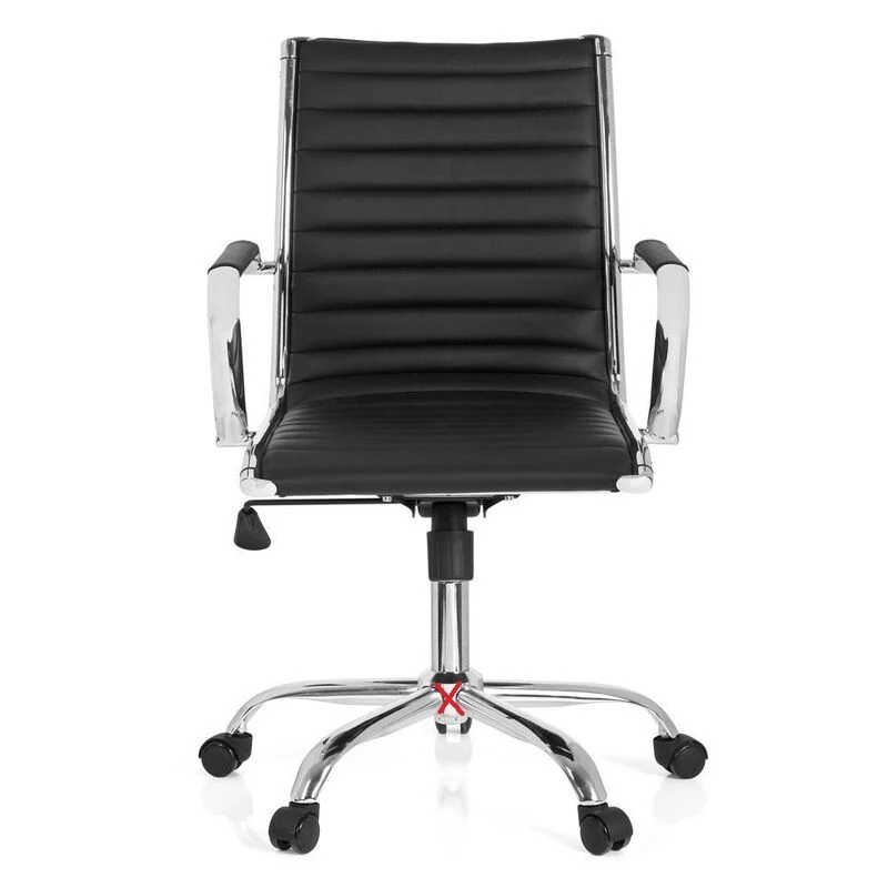 B-Ware hjh OFFICE VEMONA 10 Profi Chefsessel Schwarz Drehstuhl Bürostuhl Arbeitsstuhl