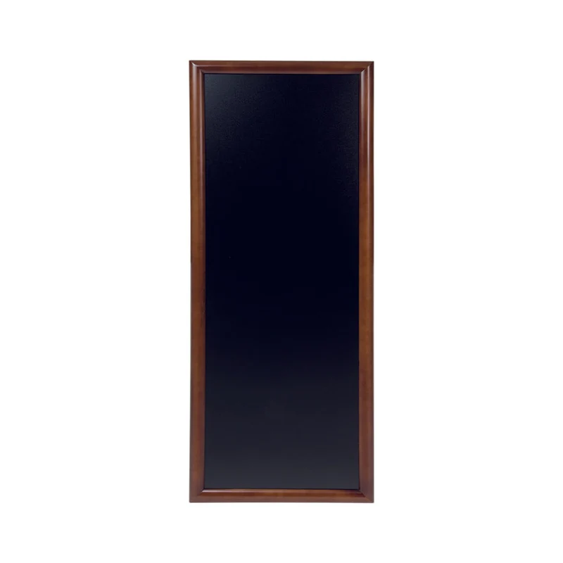 Securit® Kreidetafel mit Holzrahmen, Dunkelbraun, 56x150cm, Outdoor