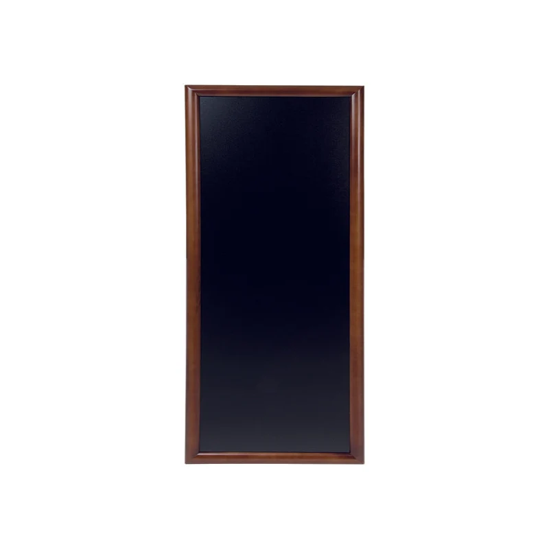Securit® Kreidetafel mit Holzrahmen, Dunkelbraun, 56x120cm, Outdoor