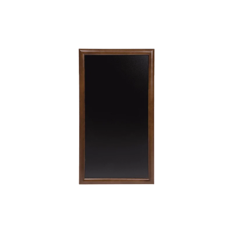 Securit® Kreidetafel mit Holzrahmen, Dunkelbraun, 56x100cm, Outdoor