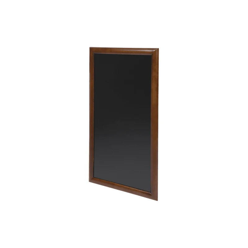 Securit® Kreidetafel mit Holzrahmen, Dunkelbraun, 56x100cm, Outdoor