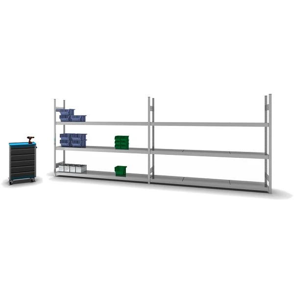 Großfachregal Grundregal | 2000x400x2500 mm | Fachlast 350 kg