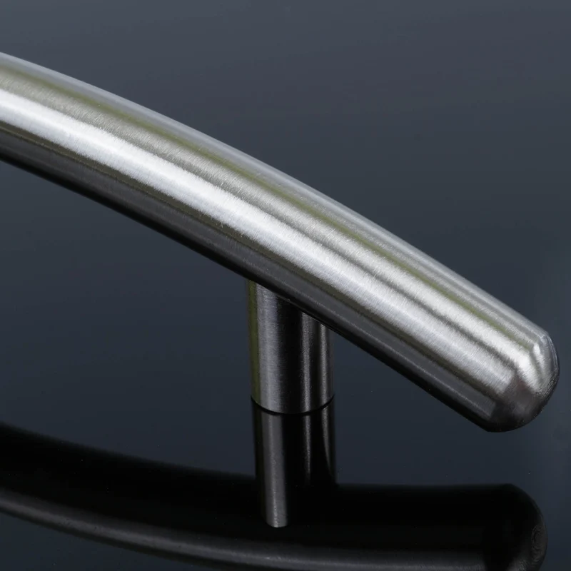 Möbelgriff Edelstahl Optik Stangengriff Ø12mm Bohrabstand: 128mm
