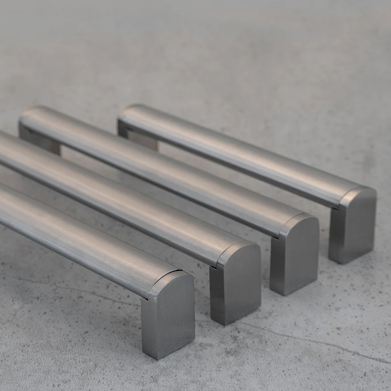 Möbelgriff Edelstahl gebürstet Küchengriff 20x10mm Griffprofil