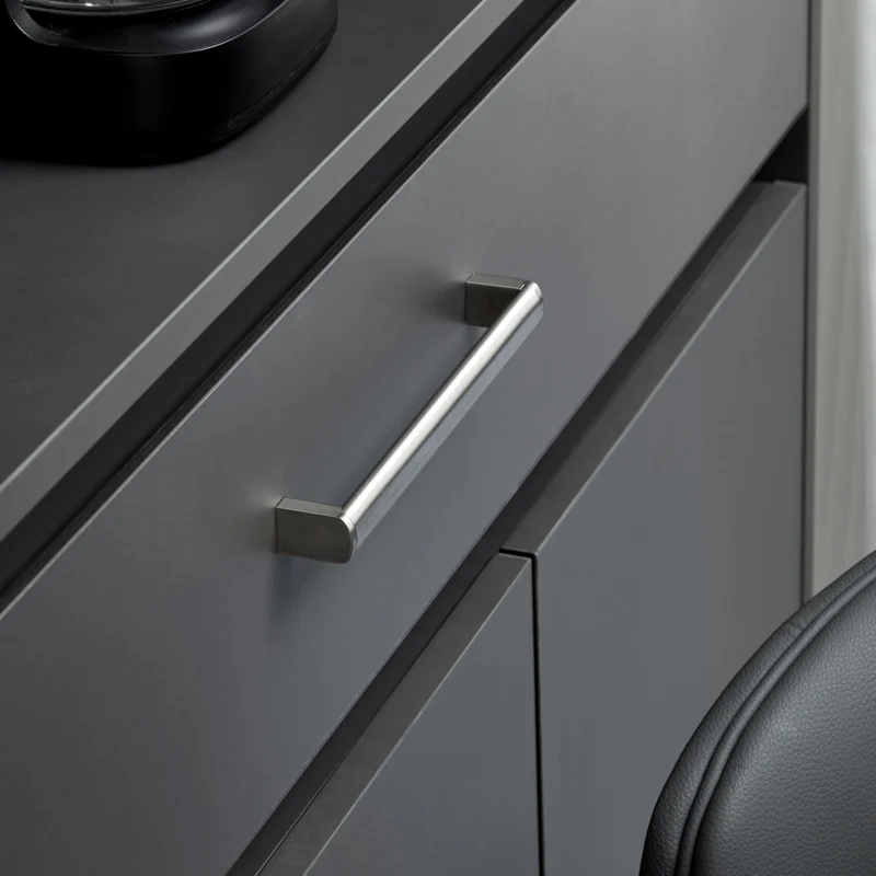 Möbelgriff Edelstahl gebürstet Küchengriff 20x10mm Griffprofil