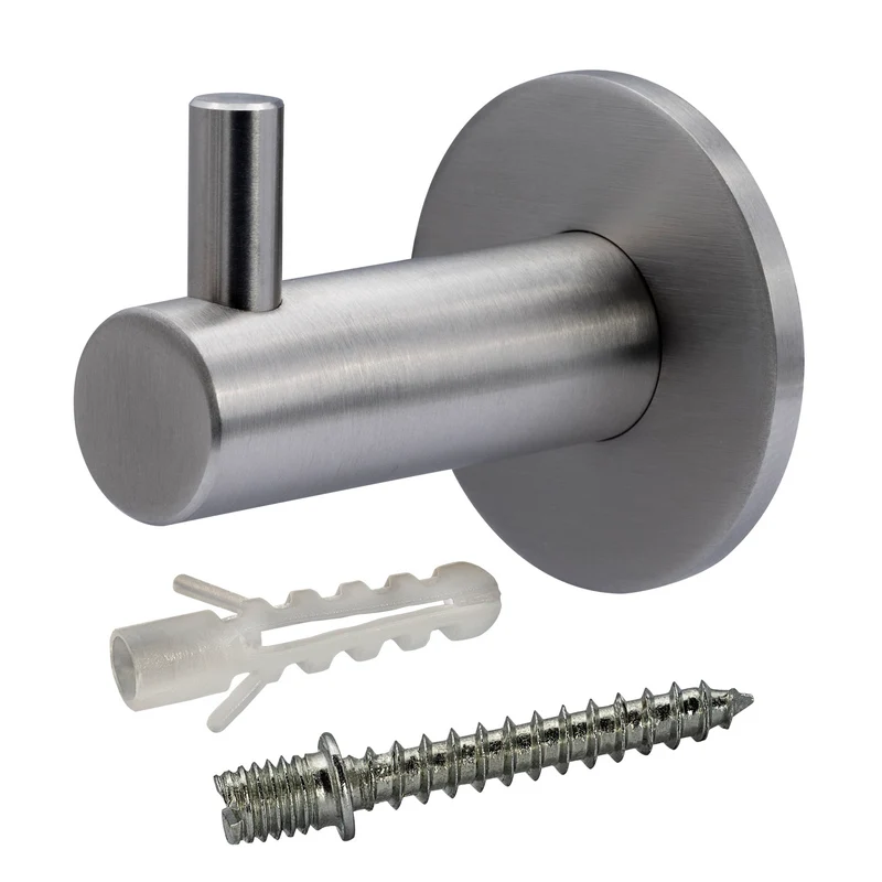 Wandhaken aus Edelstahl - Länge: 40mm
