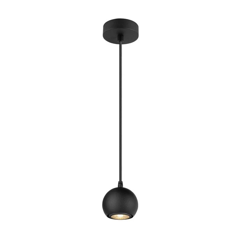 B-Ware SLV Pendelleuchte Light Eye 90 dimmbar Hängelampe Lampe schwarz-matt 6W GU10