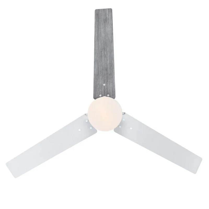 B-Ware Westinghouse Deckenventilator Licht weiß matt birke IP44 132cm 60W E27 Leuchte
