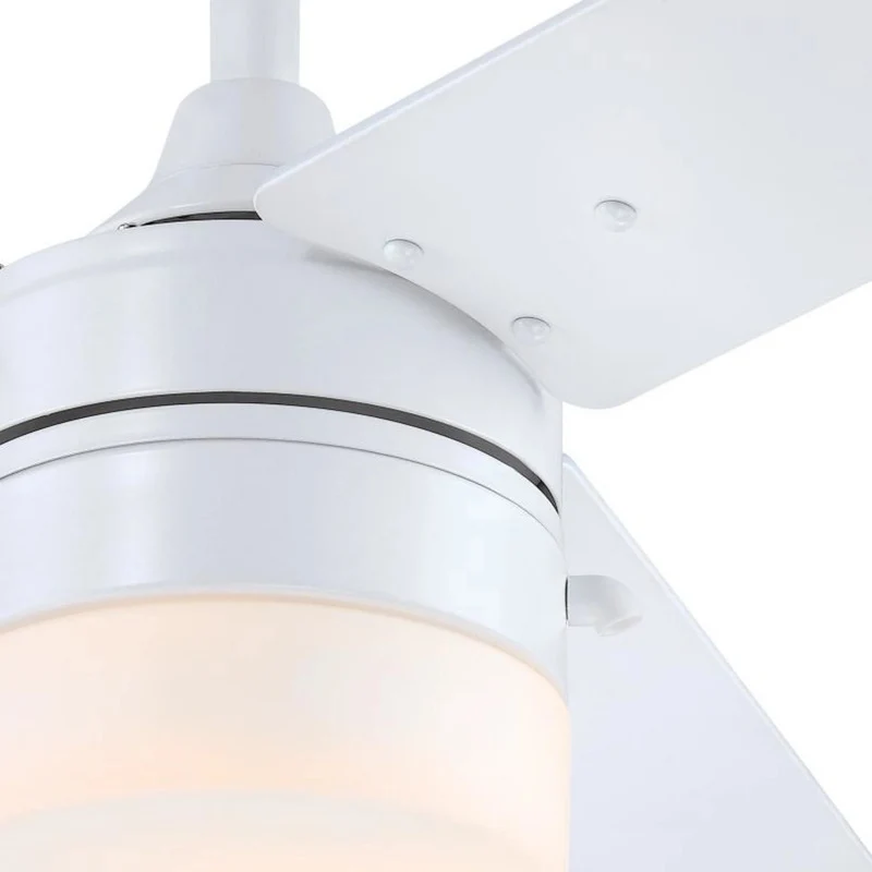 B-Ware Westinghouse Deckenventilator Licht weiß matt birke IP44 132cm 60W E27 Leuchte