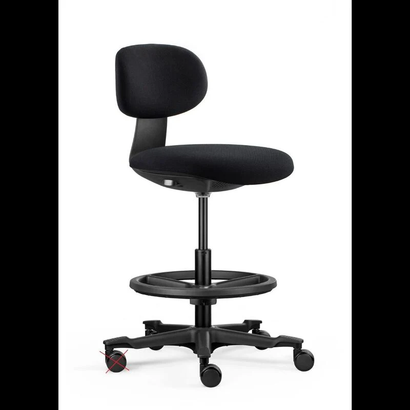B-Ware HJH OFFICE WORK MF2 Bürostuhl Schreibtischstuhl Drehstuhl Chefstuhl Schwarz