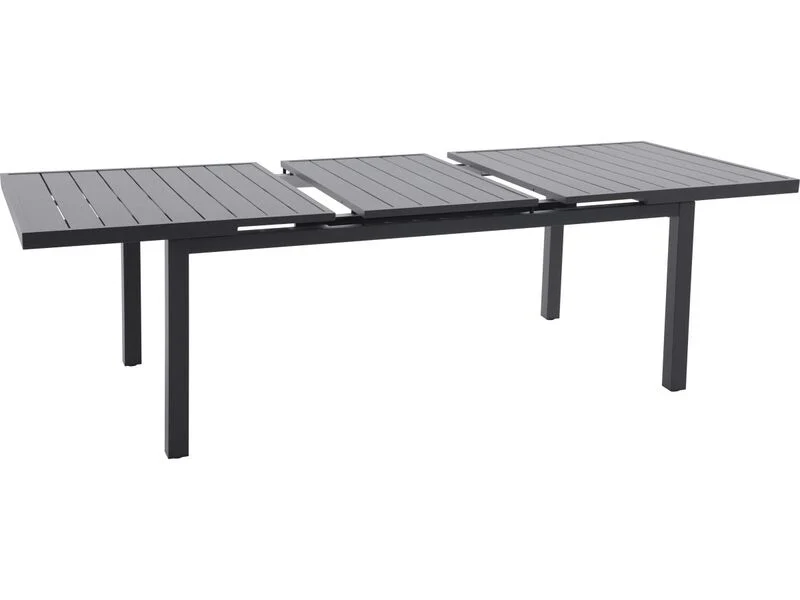 B-Ware Gartentisch Outdoor Tisch Grovedale ausziehbar 240cm x 100cm anthrazit für 8