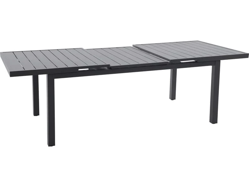 B-Ware Gartentisch Outdoor Tisch Grovedale ausziehbar 240cm x 100cm anthrazit für 8