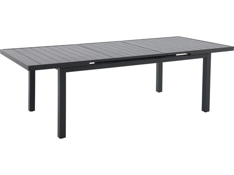 B-Ware Gartentisch Outdoor Tisch Grovedale ausziehbar 240cm x 100cm anthrazit für 8