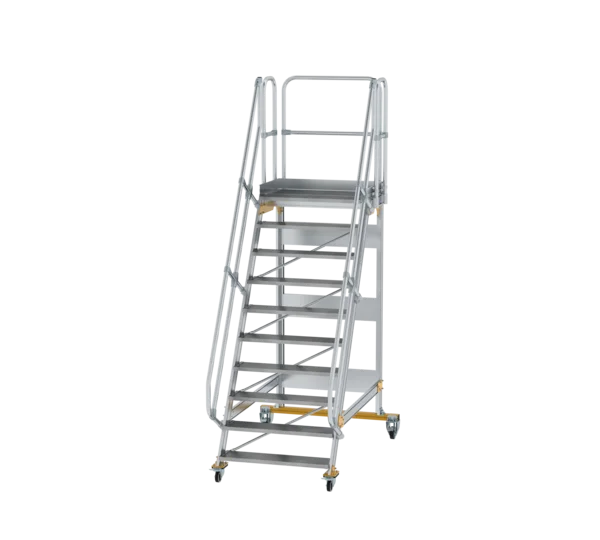 Plattformtreppe 60° fahrbar von MUNK Stufenbreite 1000 mm