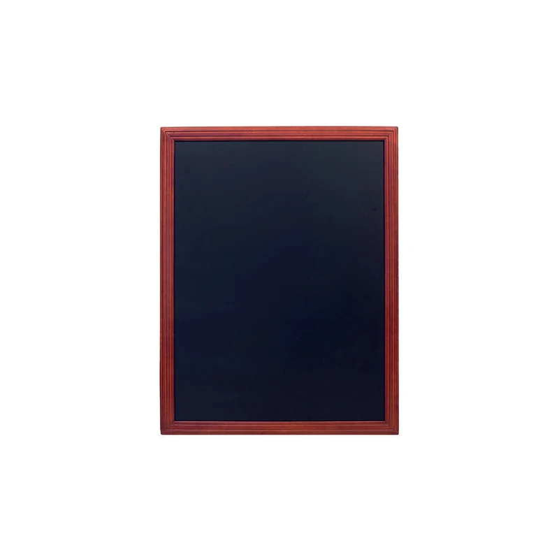 Securit® Kreidetafel mit Holzrahmen, Mahagoni, 70x90cm, Outdoor