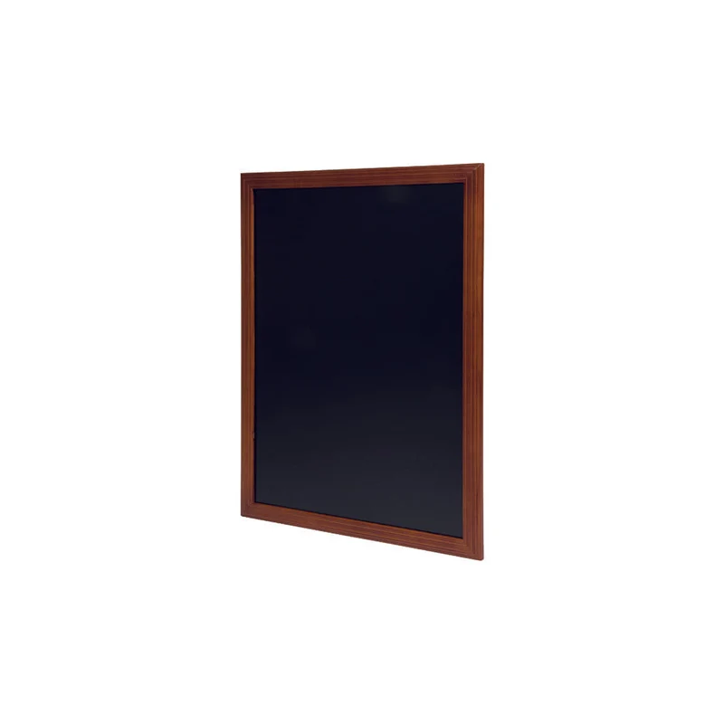 Securit® Kreidetafel mit Holzrahmen, Mahagoni, 70x90cm, Outdoor
