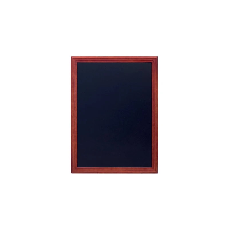 Securit® Kreidetafel mit Holzrahmen, Mahagoni, 60x80cm, Outdoor
