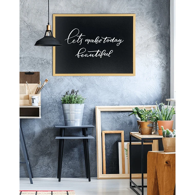 Securit® Kreidetafel mit Holzrahmen, Hellbraun, 70x90cm, Outdoor