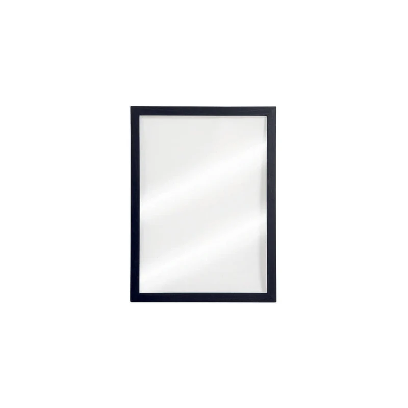 Securit® Glas Kreidetafel mit Holzrahmen, Schwarz, 40x60cm