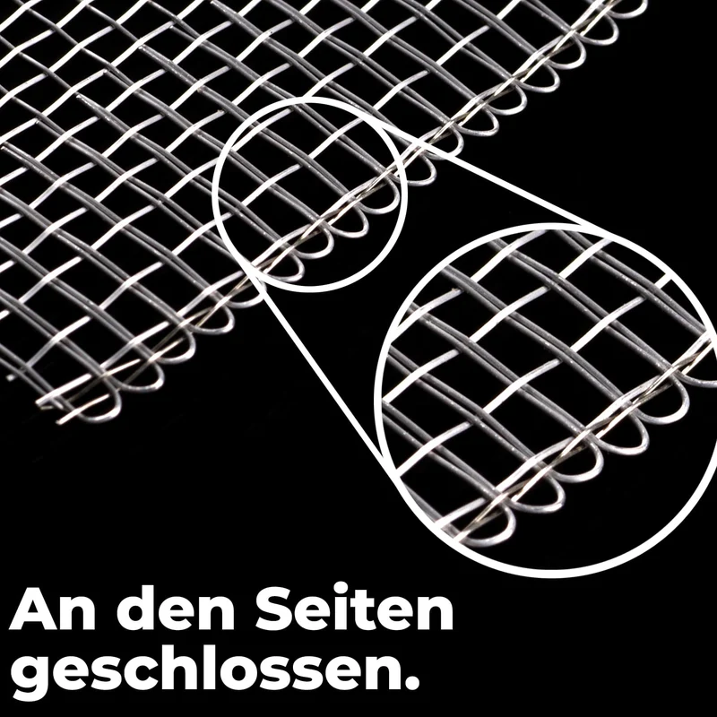 Fliegengitter Meterware Aluminium Metall schwarz Fenster, Tür