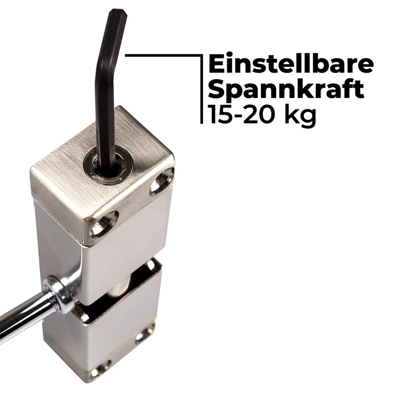 Türschließer automatisch mit Rollen & Edelstahl Gehäuse