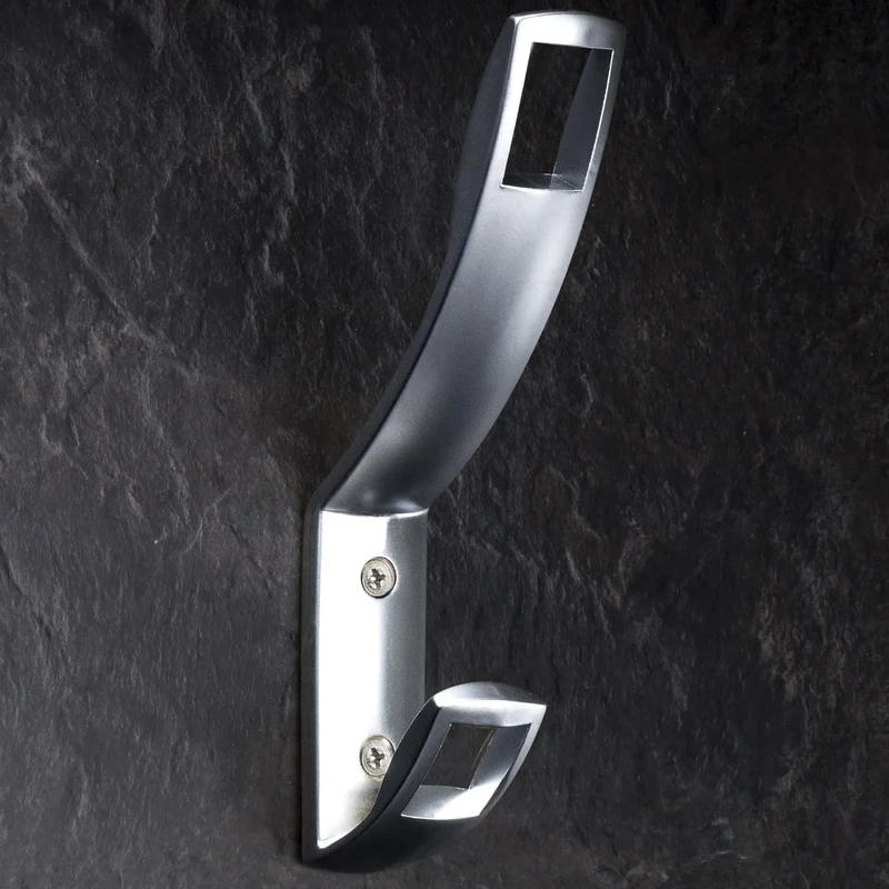 Garderobenhaken lang in Silber, Schwarz, Gold Optik, Kupfer Optik