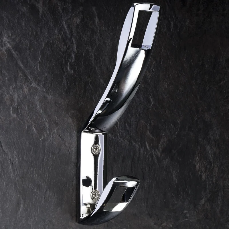 Garderobenhaken lang in Silber, Schwarz, Gold Optik, Kupfer Optik