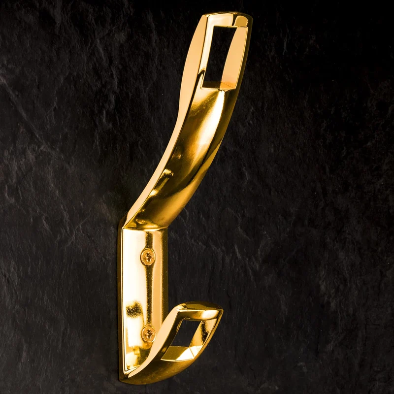 Garderobenhaken lang in Silber, Schwarz, Gold Optik, Kupfer Optik