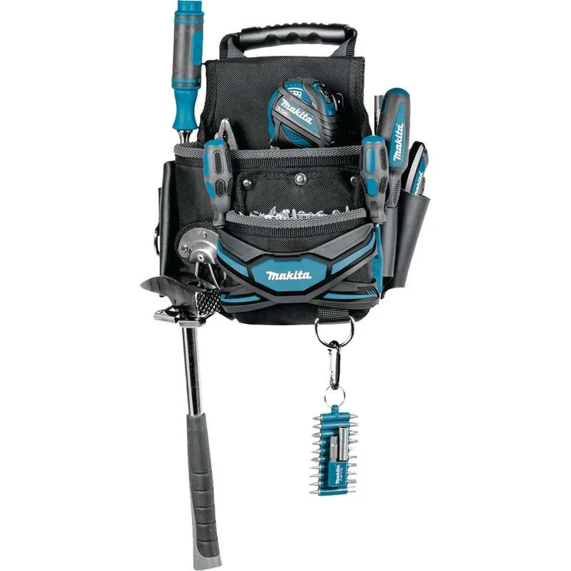 B-Ware Makita Werkzeugtasche Dachdecker E-05153 mit Hammerhalter und D-Ringen 78x40cm