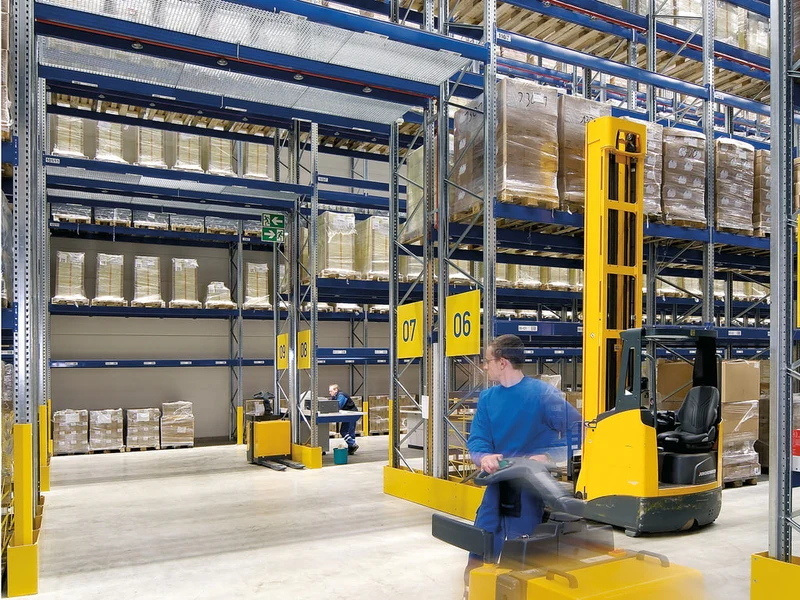 Palettenregal Anbauregal mit 600 kg Palettengewicht ideal zur Erweiterung