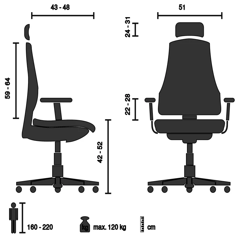 B-Ware hjh OFFICE Bürostuhl Chefsessel CASSILIS W Netzstoff grau Drehstuhl Polyester