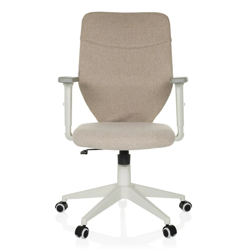 B-Ware hjh OFFICE Bürostuhl Drehstuhl Home-Office COSIO II beige höhenverstellbar
