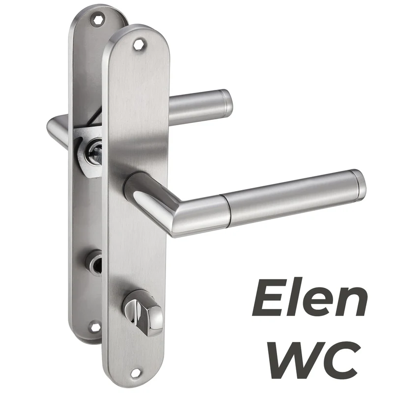 Türgriffe aus Edelstahl Renovierungsgarnitur Haustür Innentür 240x50mm ELEN