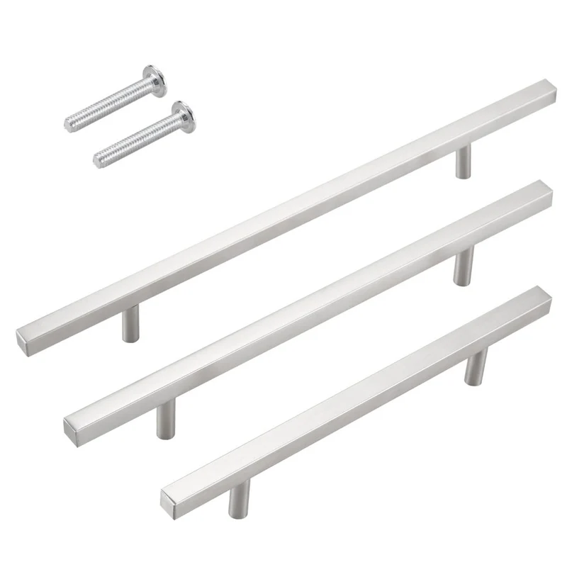 Möbelgriff Edelstahl quadratisch Schrankgriff 10x10mm Profil