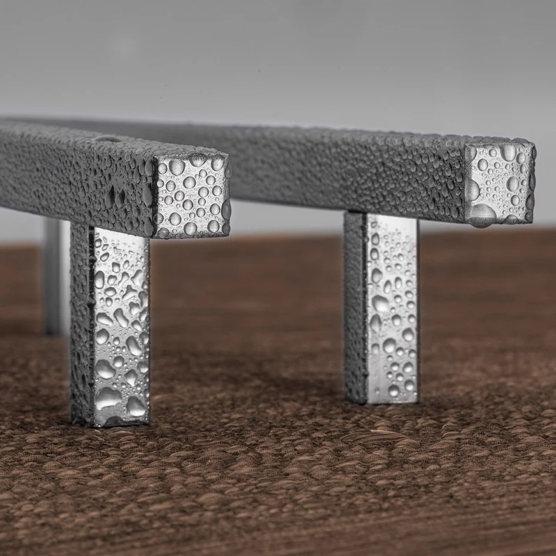 Möbelgriff Edelstahl Stangengriff quadratisch 10x10mm Profil