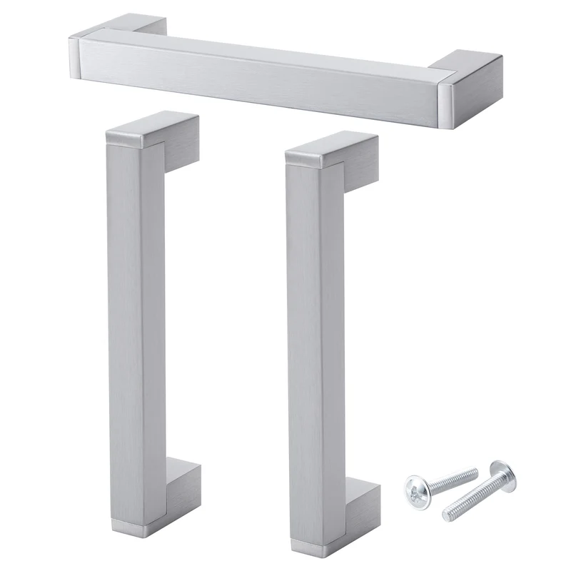 Möbelgriff Edelstahl Schubladengriff quadratisch 15x15mm Profil