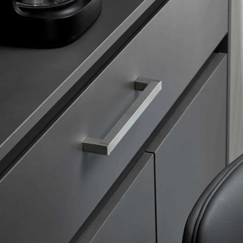 Möbelgriff Edelstahl Schubladengriff quadratisch 15x15mm Profil