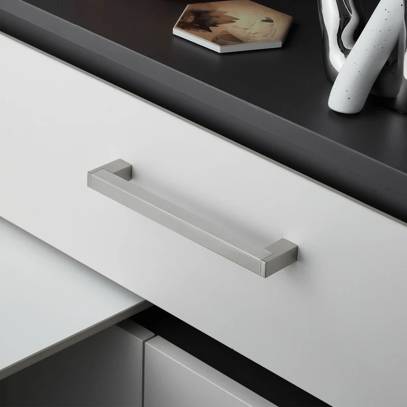 Möbelgriff Edelstahl Schubladengriff quadratisch 15x15mm Profil