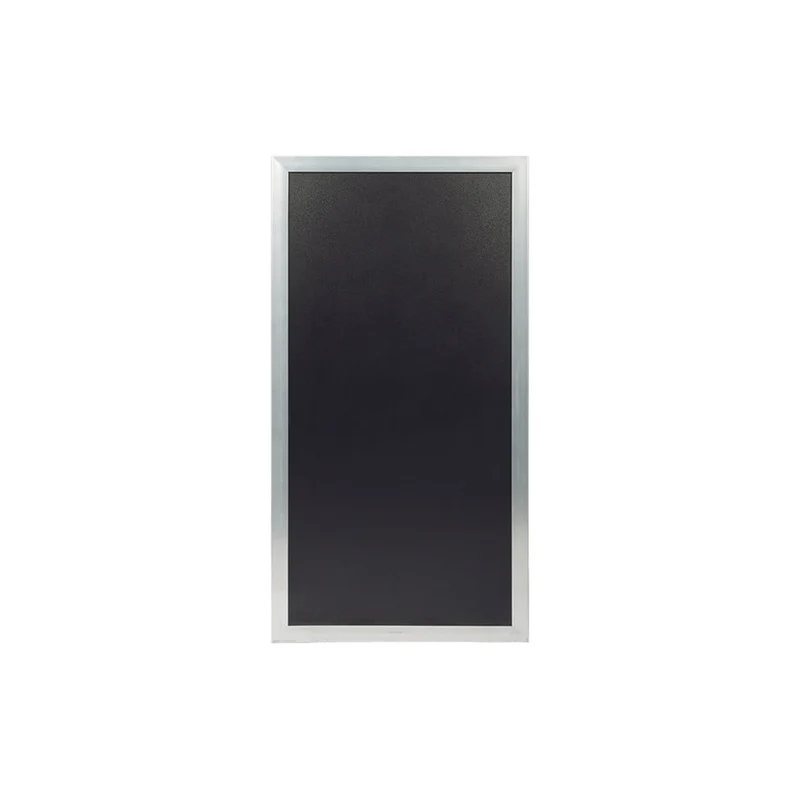 Securit® Multiboard Kreidetafel mit Holzrahmen, Silber, 60x115cm