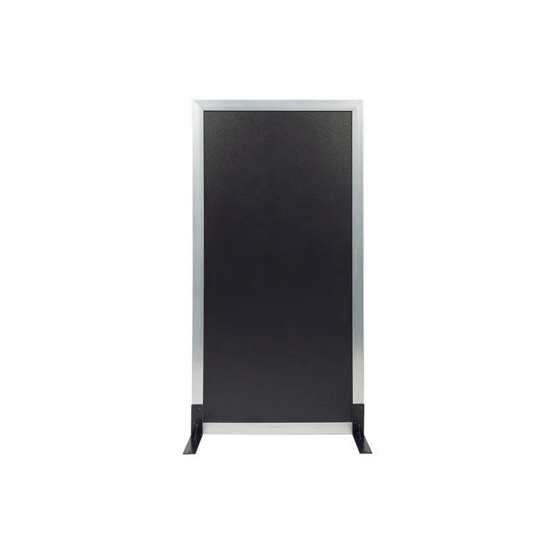 Securit® Multiboard Kreidetafel mit Holzrahmen, Silber, 60x115cm