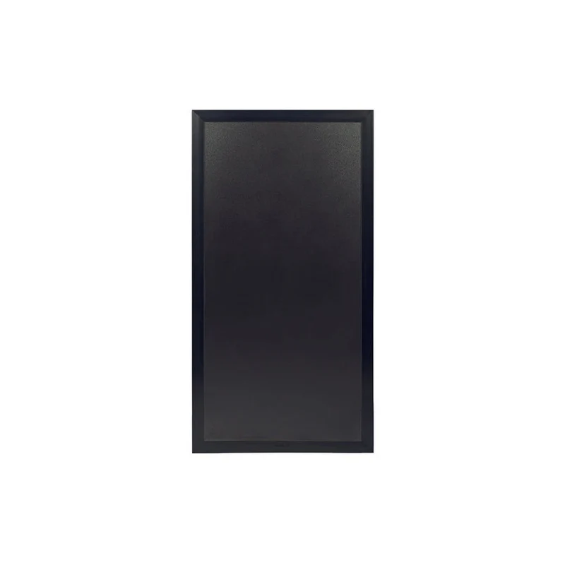 Securit® Multiboard Kreidetafel mit Holzrahmen, Schwarz, 60x115cm