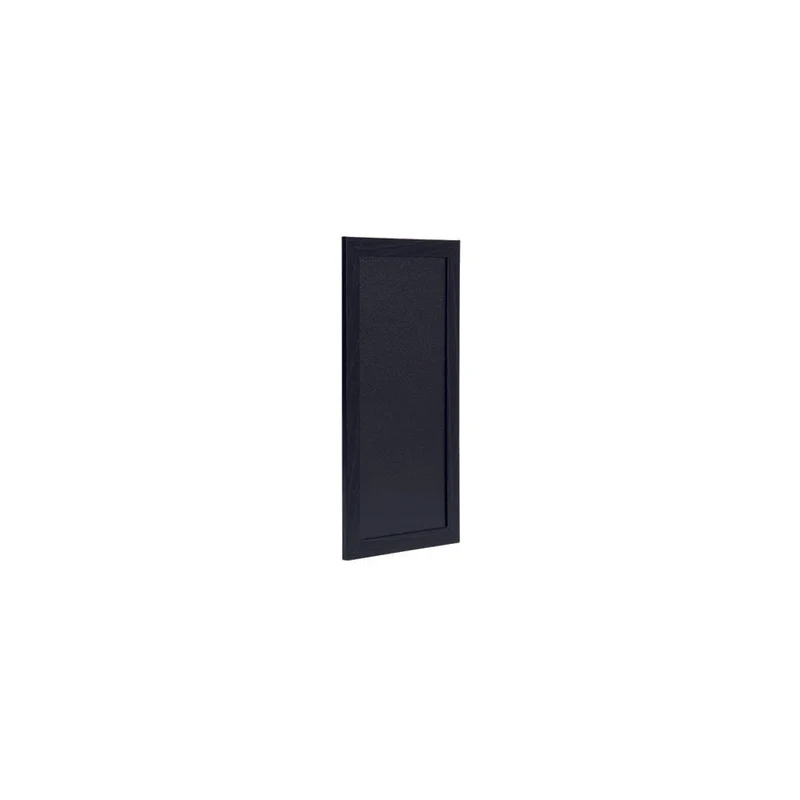 Securit® Kreidetafel mit Holzrahmen, Budget, Schwarz, 20x40cm