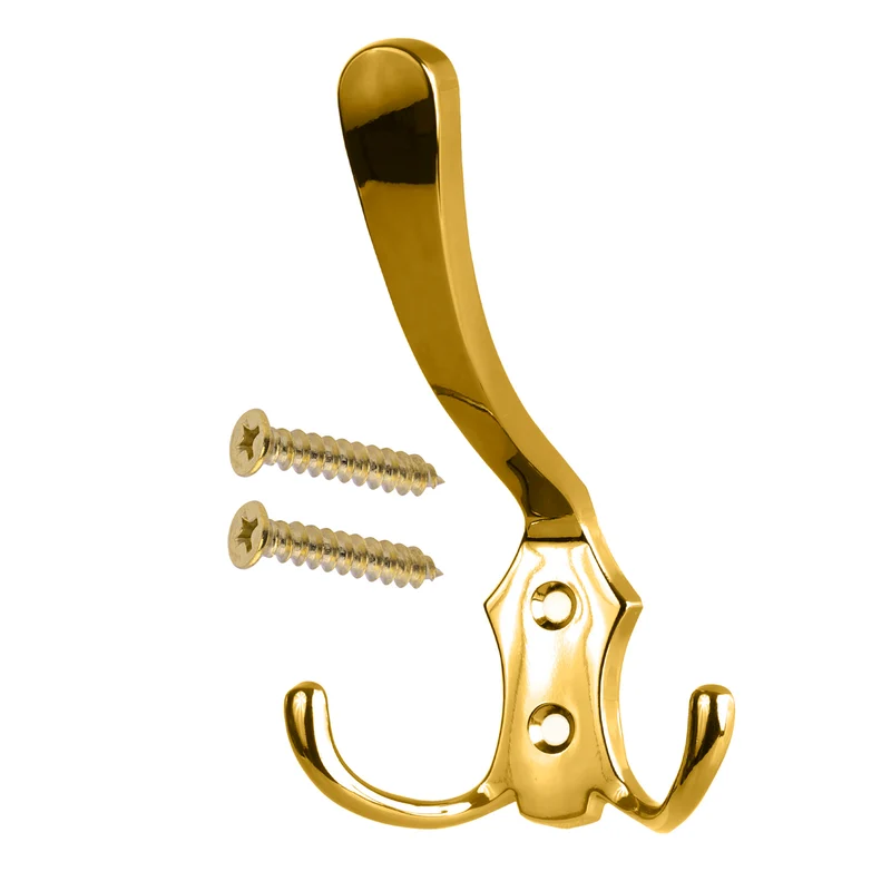 Garderobenhaken vintage lang in Silber, Schwarz, Gold Optik, Kupfer Optik
