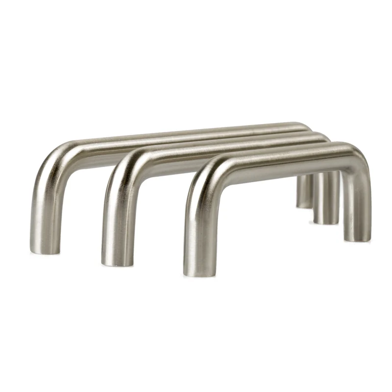 Möbelgriff Metall in Edelstahl Optik Bügelgriff 10mm Durchmesser