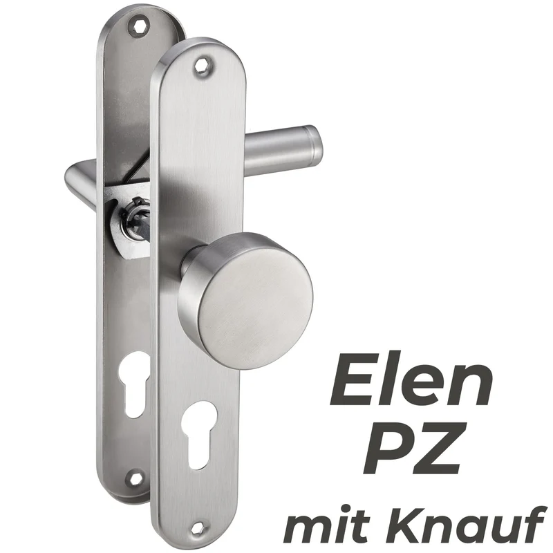Türgriffe Standard Set aus Edelstahl Türbeschläge Langschild 235x40mm ELEN
