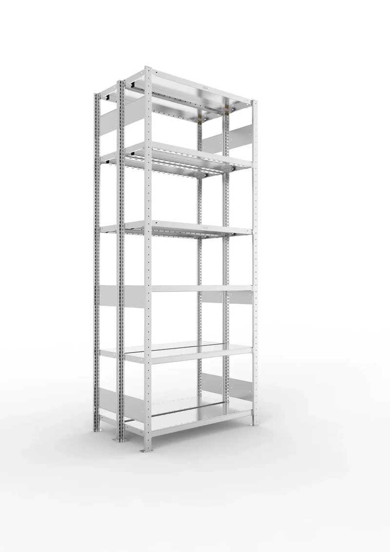 Fachbodenregal Doppelregal Grundregal – 230 kg Fachlast