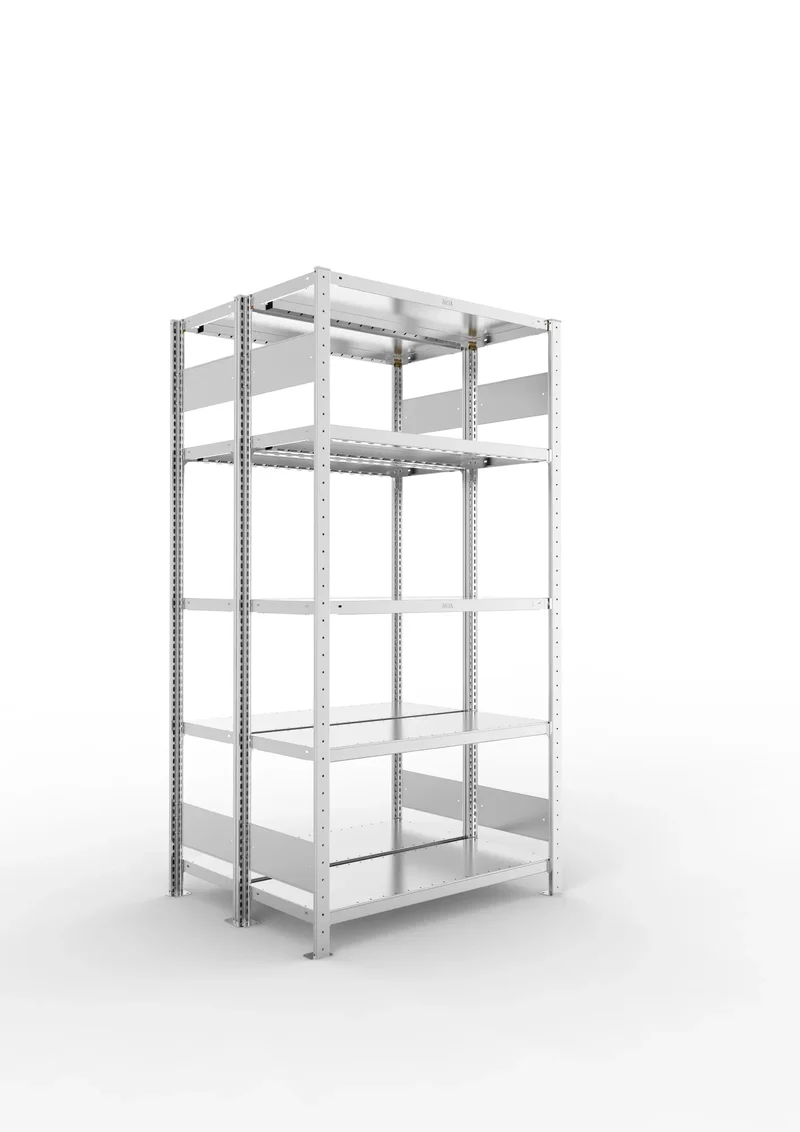 Fachbodenregal Doppelregal Grundregal – 230 kg Fachlast