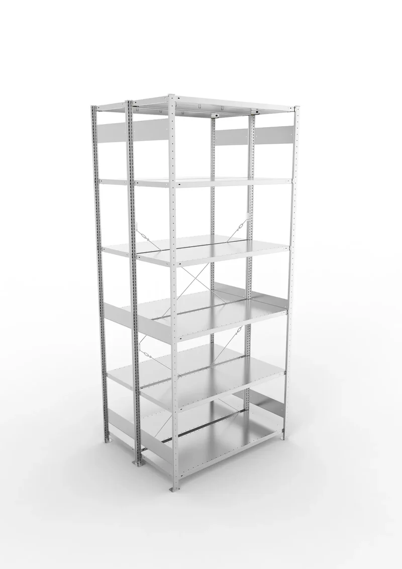 Fachbodenregal Doppelregal Grundregal – 230 kg Fachlast